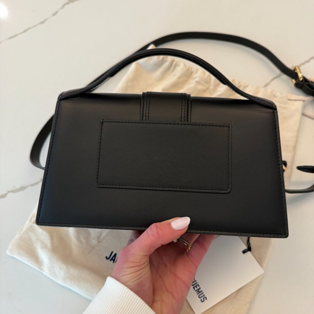 NWT Jacquemus Le Grand Large Bambino Handbag in Black - 40% OFF RETAIL - Picture 9 of 11